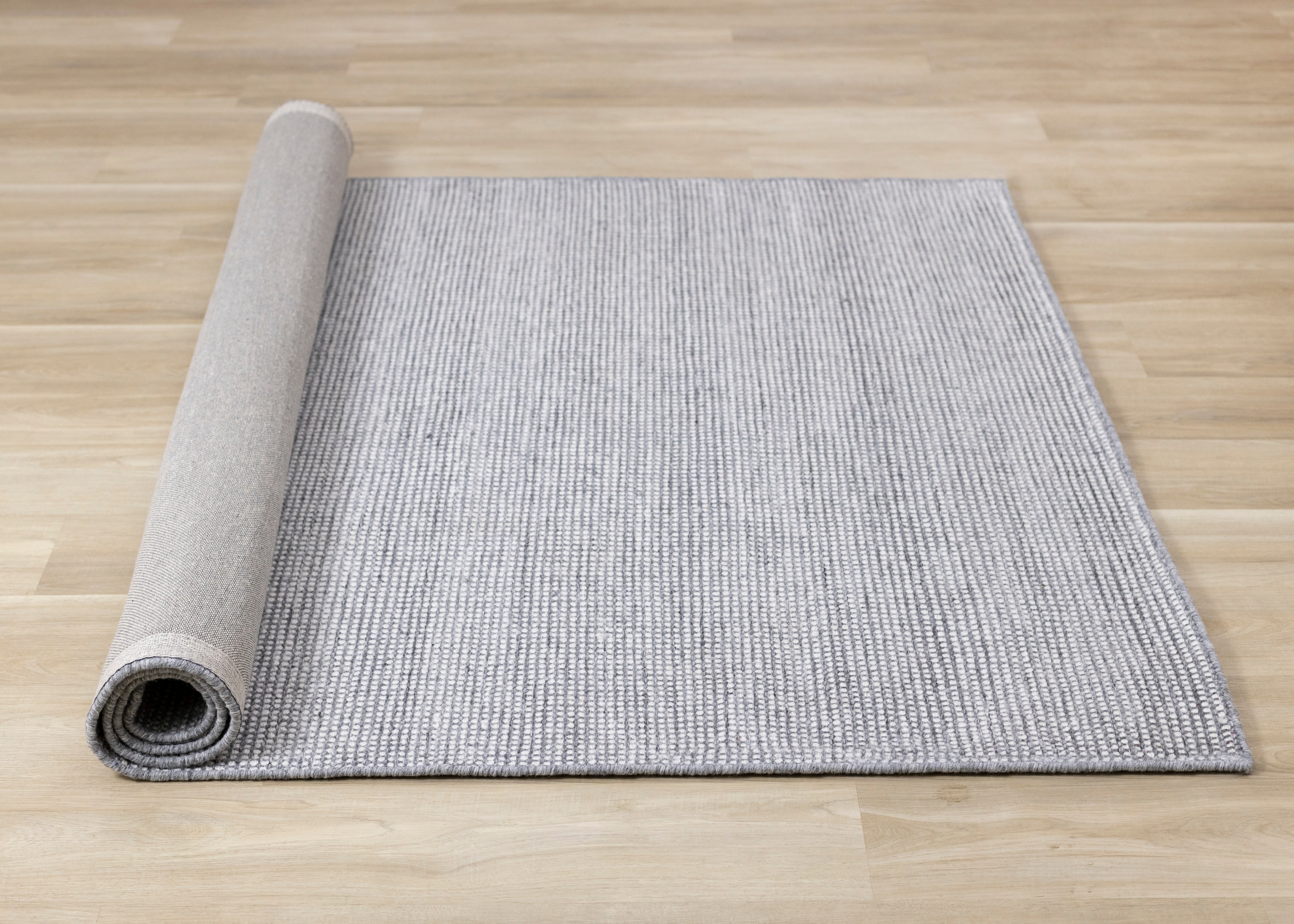Aspen Grey Cream Woven Dot Rug