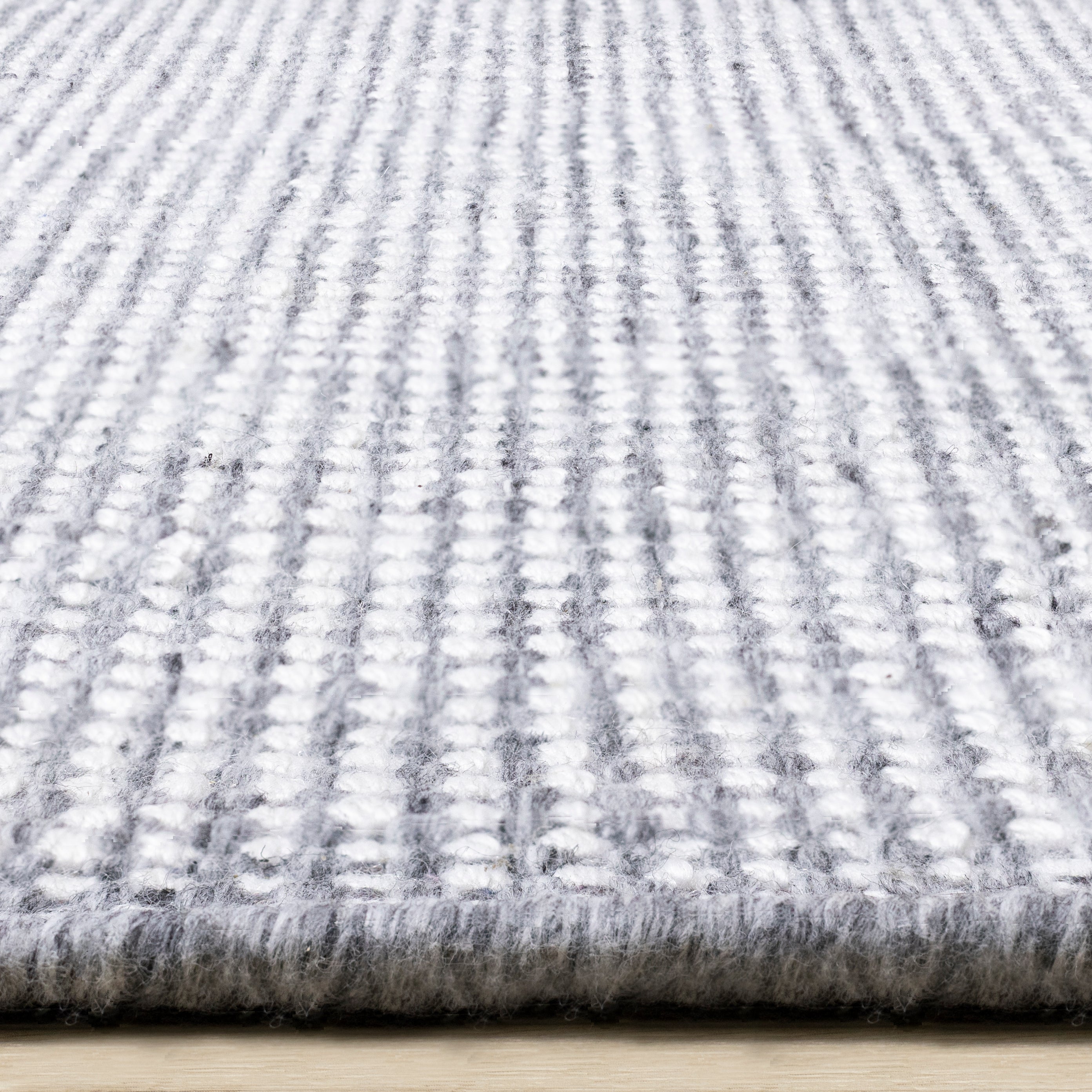 Aspen Grey Cream Woven Dot Rug