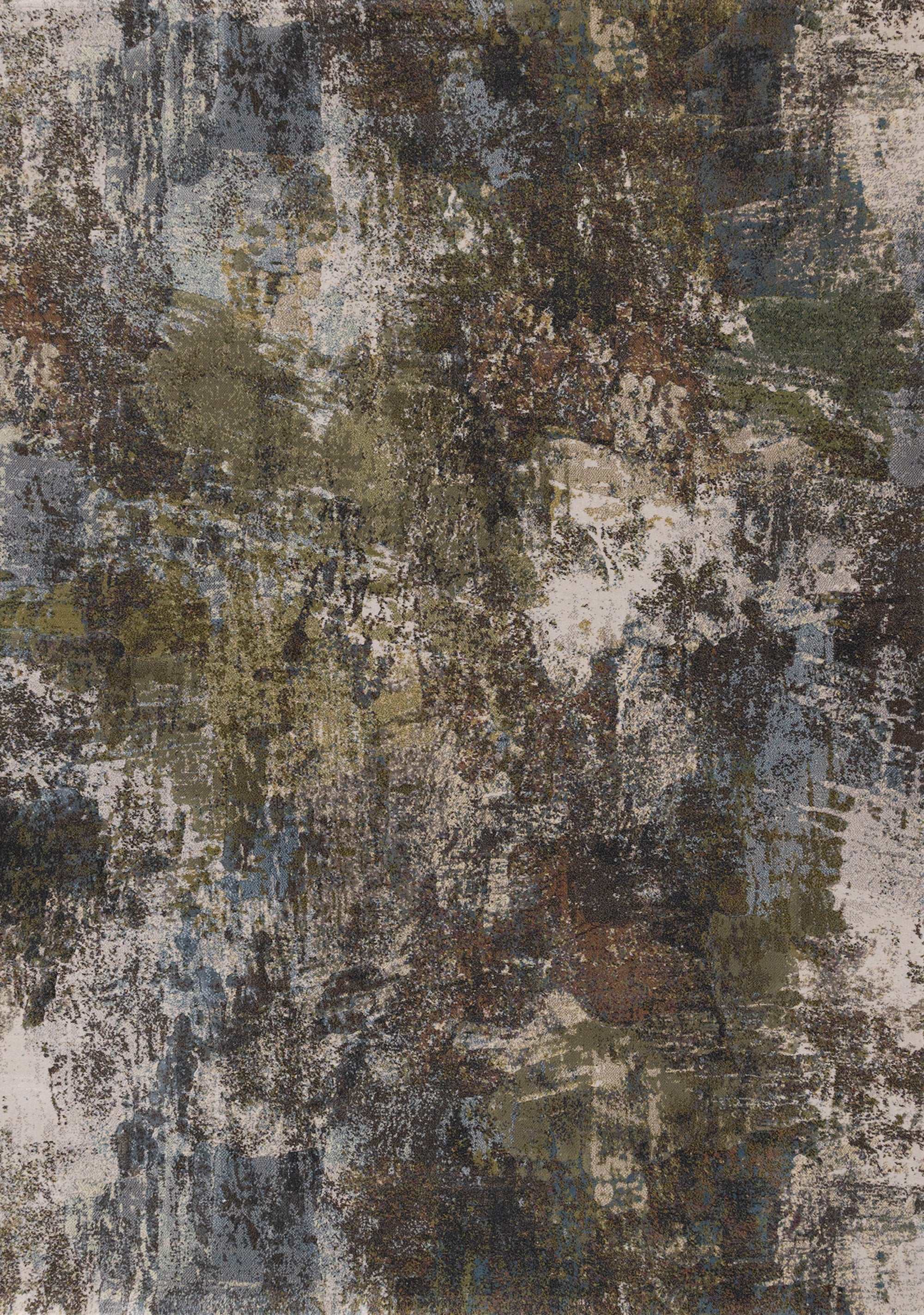 Aurora Grey Blue Green Pink Distressed Design