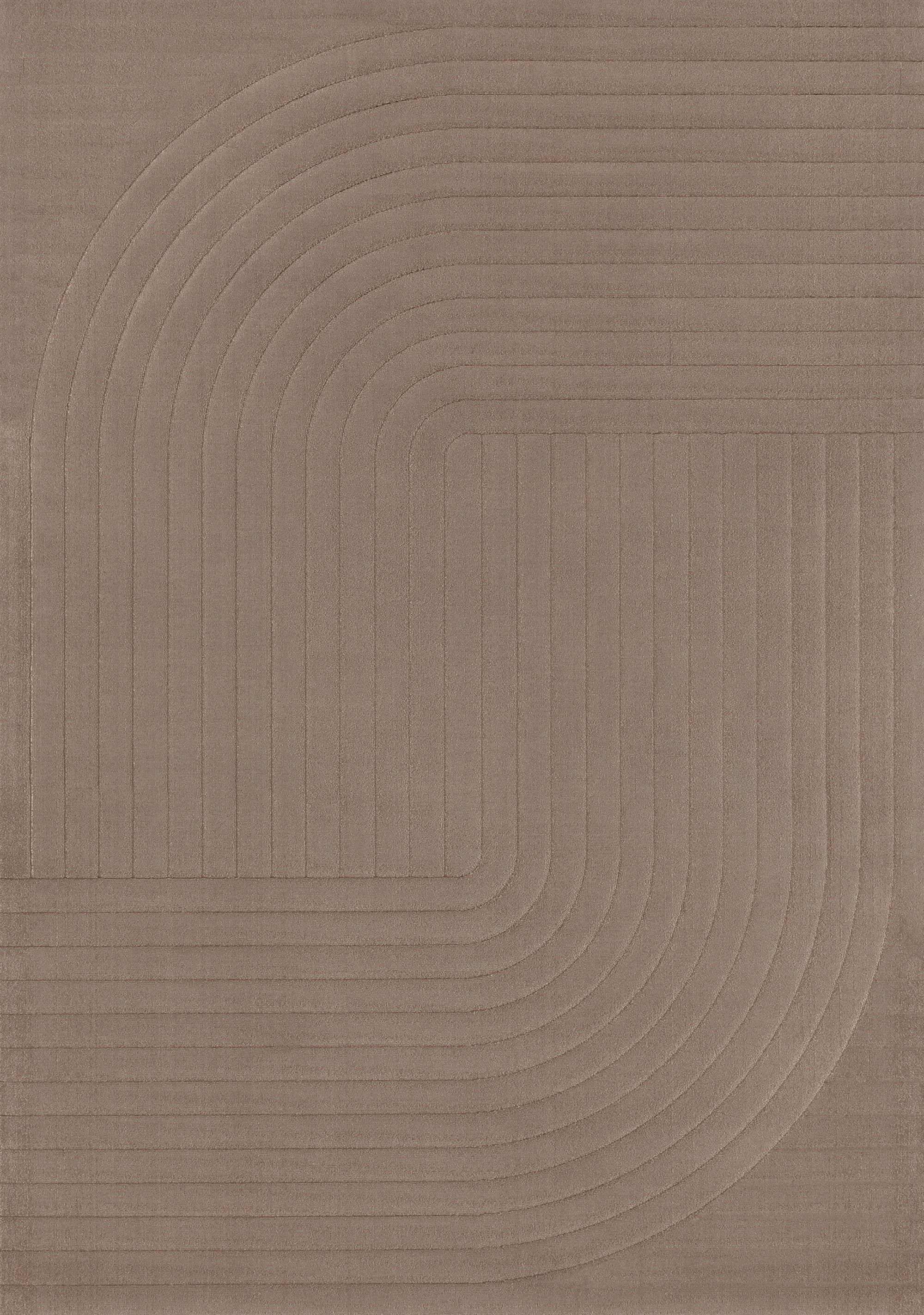 Ella Brown Curved Line Design
