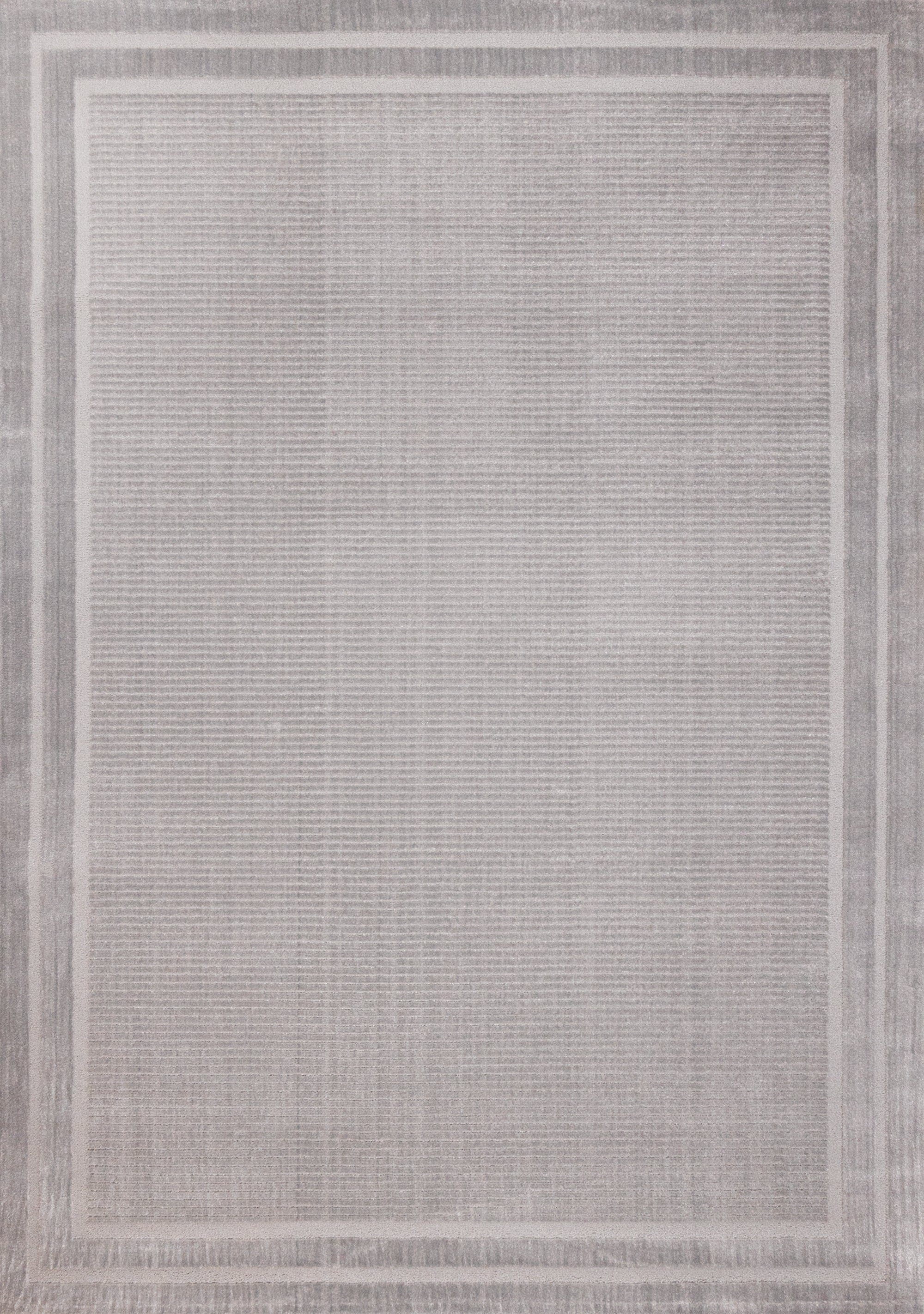 Ellington Grey Border Rug