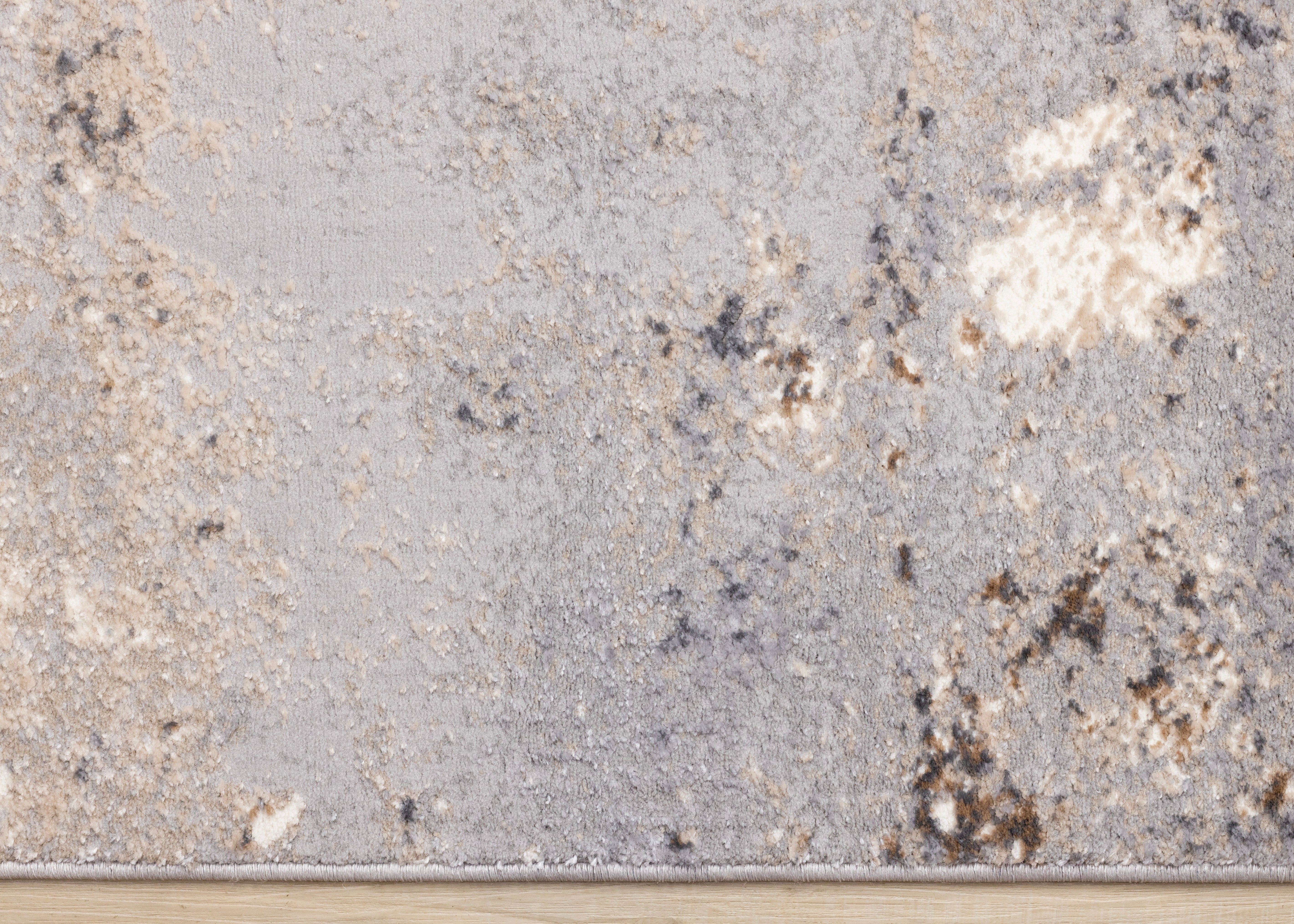 Emory Taupe White Brown Granite Rug