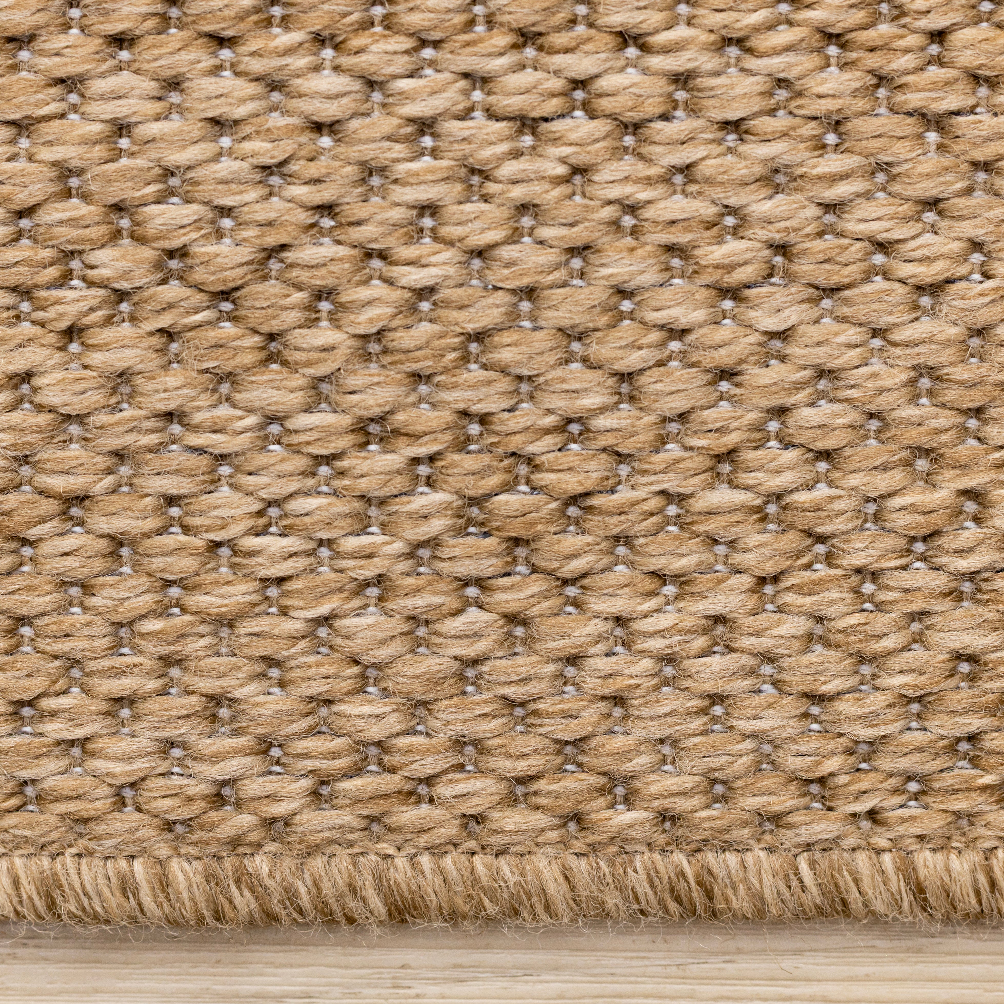 Novah Brown Flatweave Rug