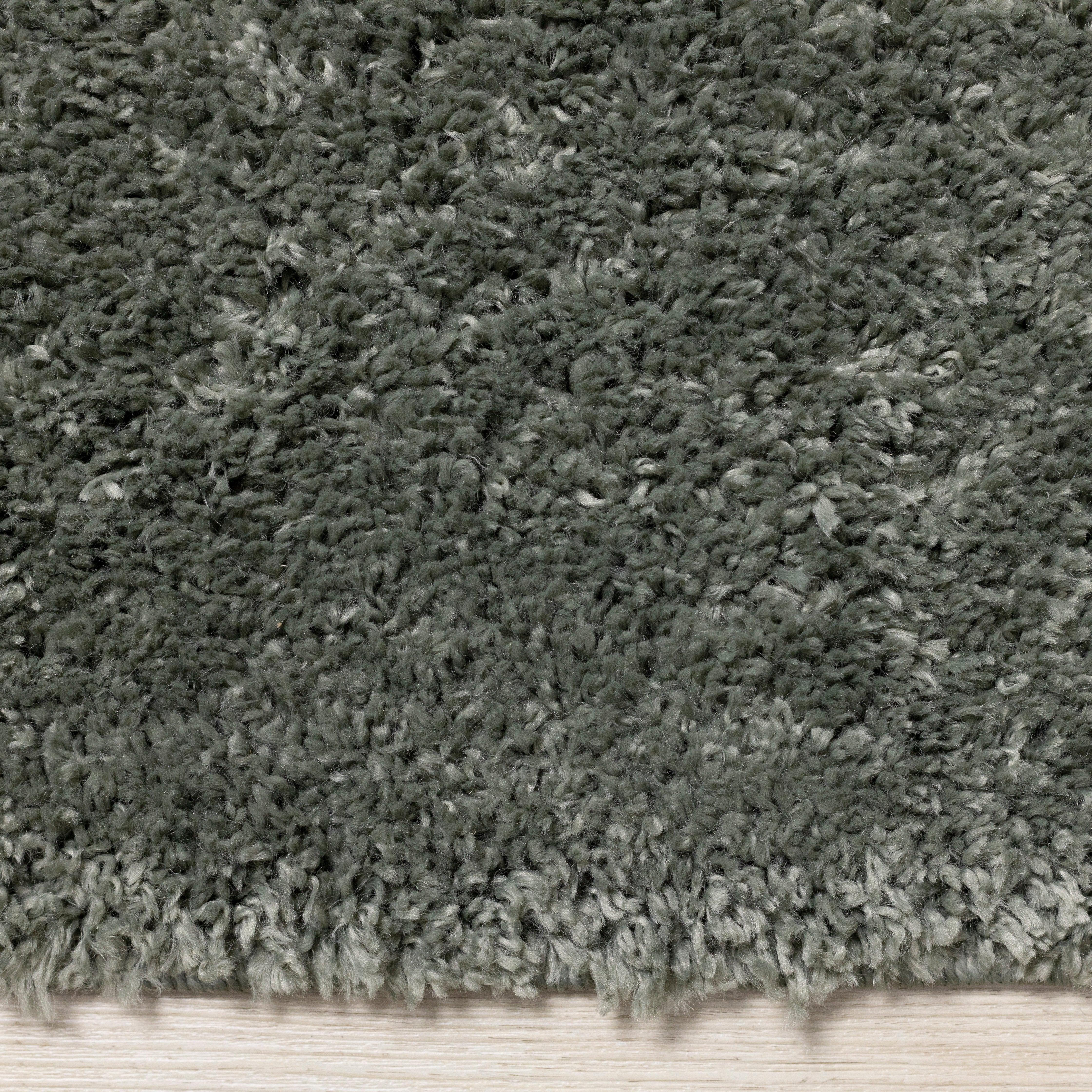 Pascal Green Comfort Shag Rug