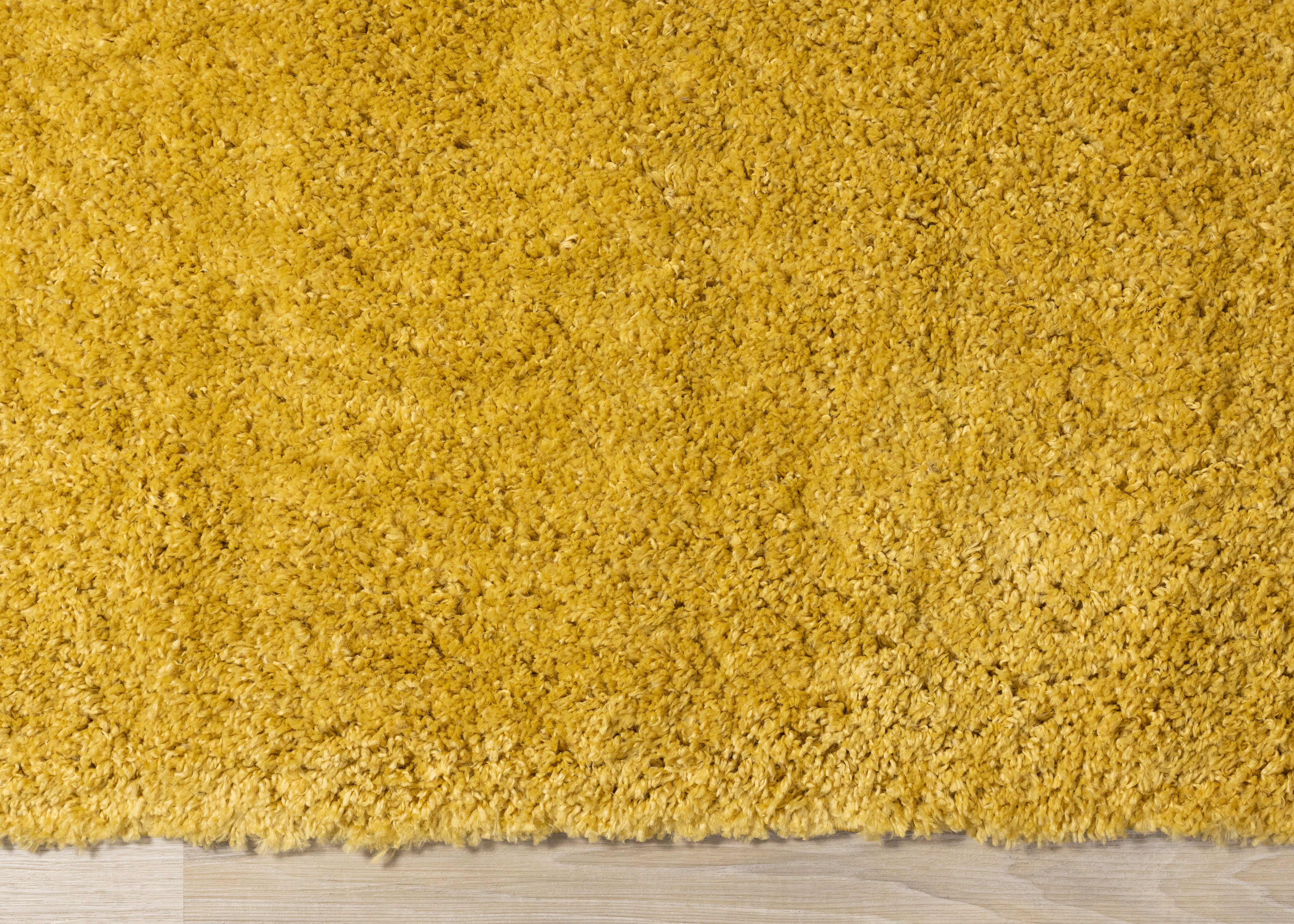 Pascal Yellow Comfort Shag Rug
