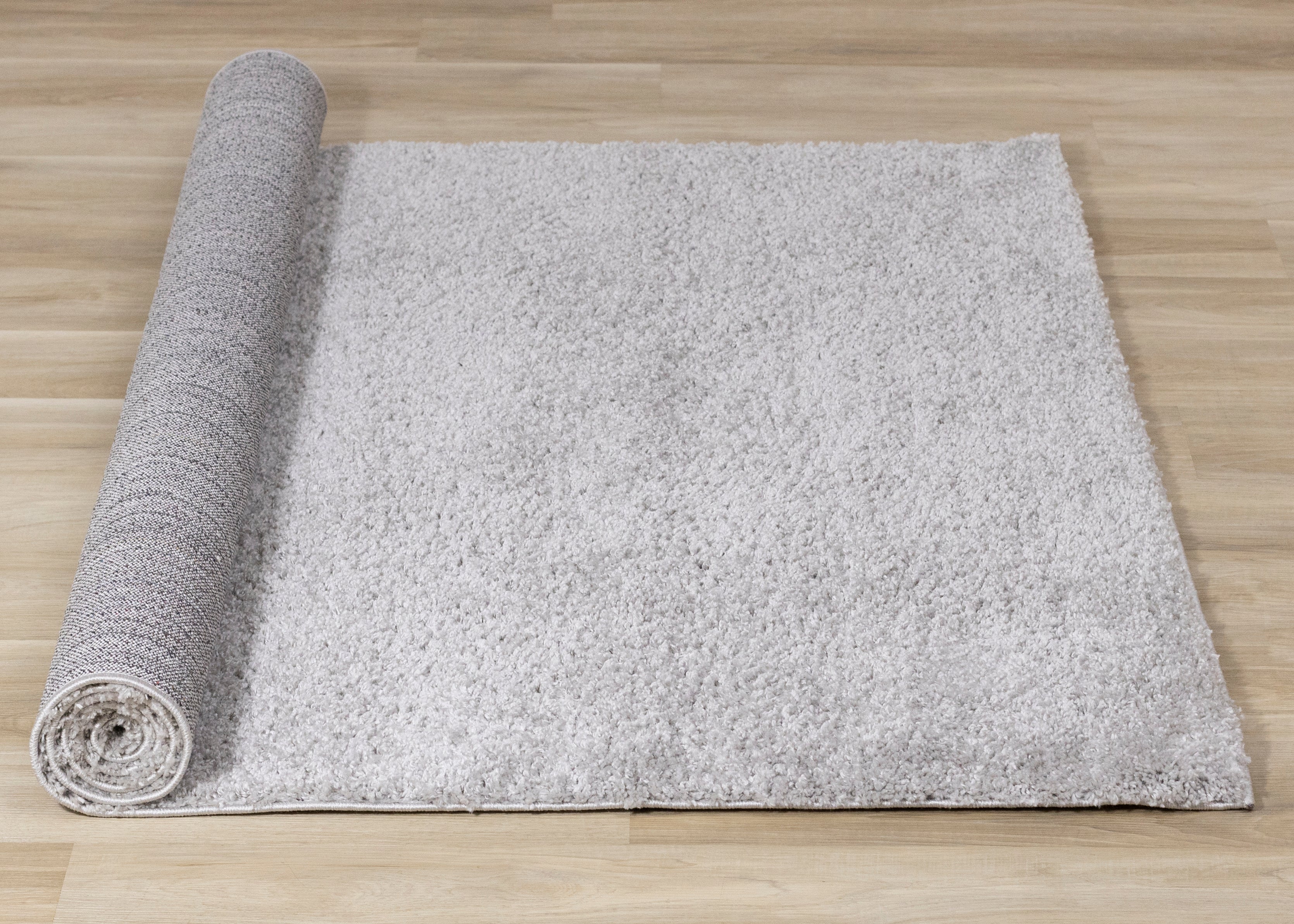 Pascal Light Grey Comfort Shag Rug