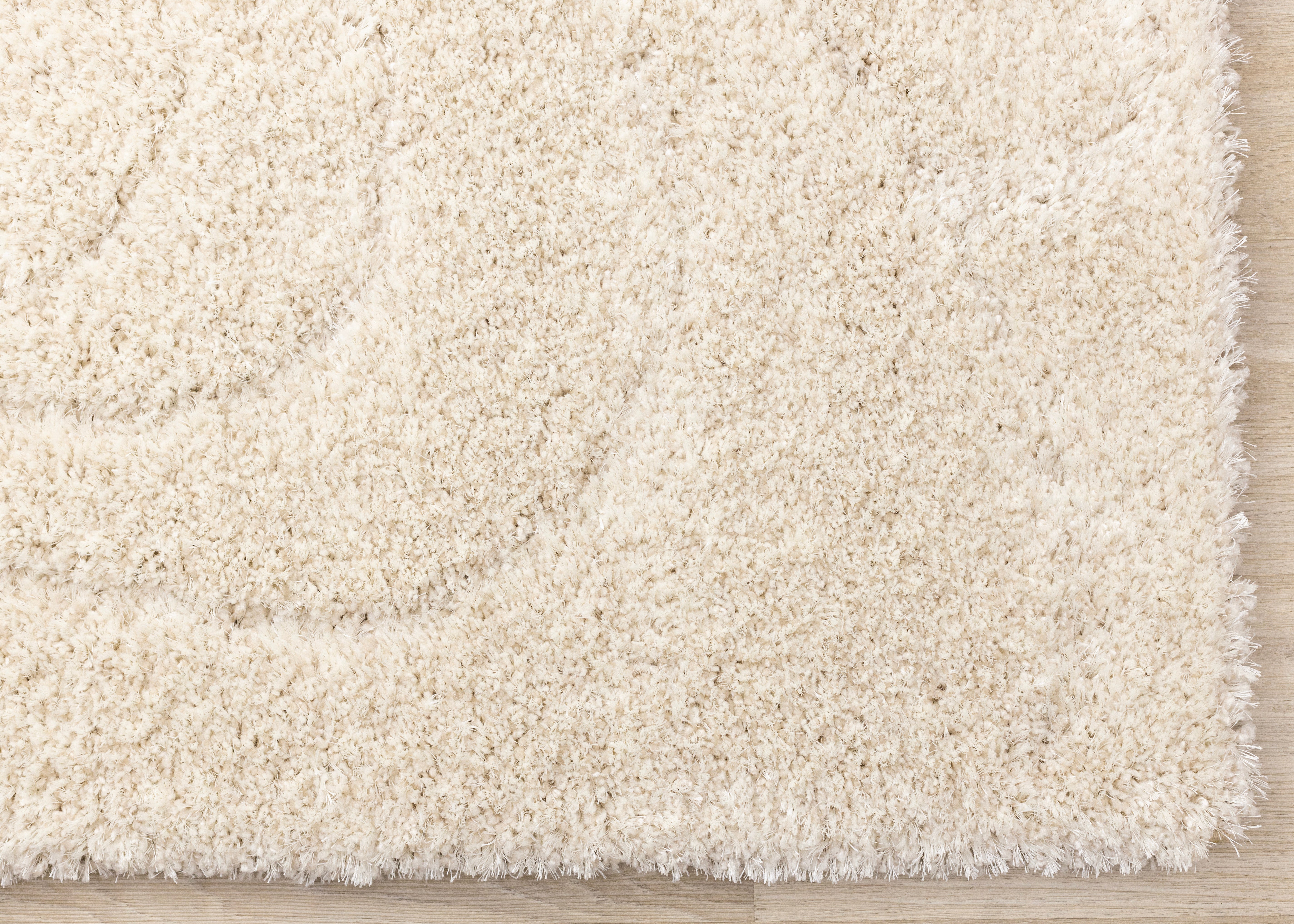 Roman Cream Soft Touch Wood Grain Rug