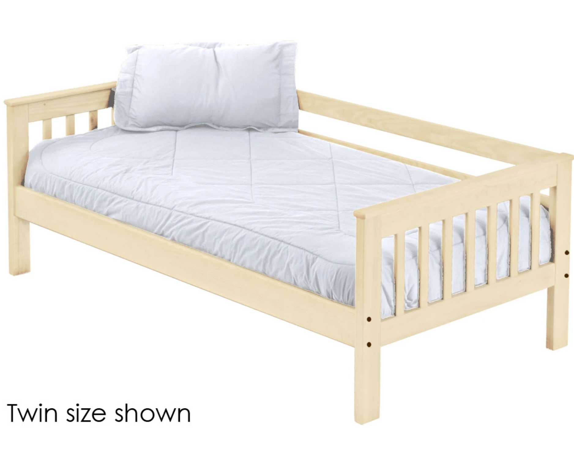 Mission Day Bed, Full, 29" High, By Crate Designs. 4817