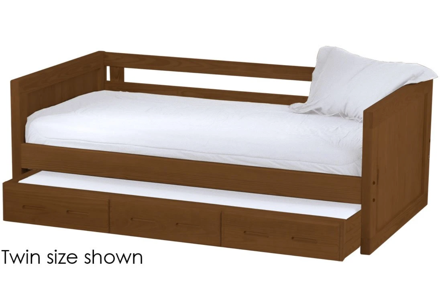 Panel Day Bed with Trundle, Full, By Crate Designs. 4417
