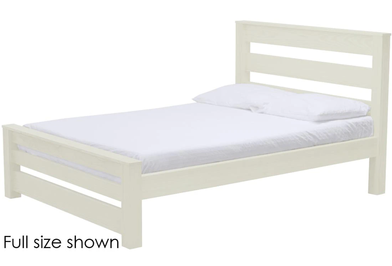 TimberFrame Bed, Twin, 43" Headboard and 18" Footboard, By Crate Designs. 43928