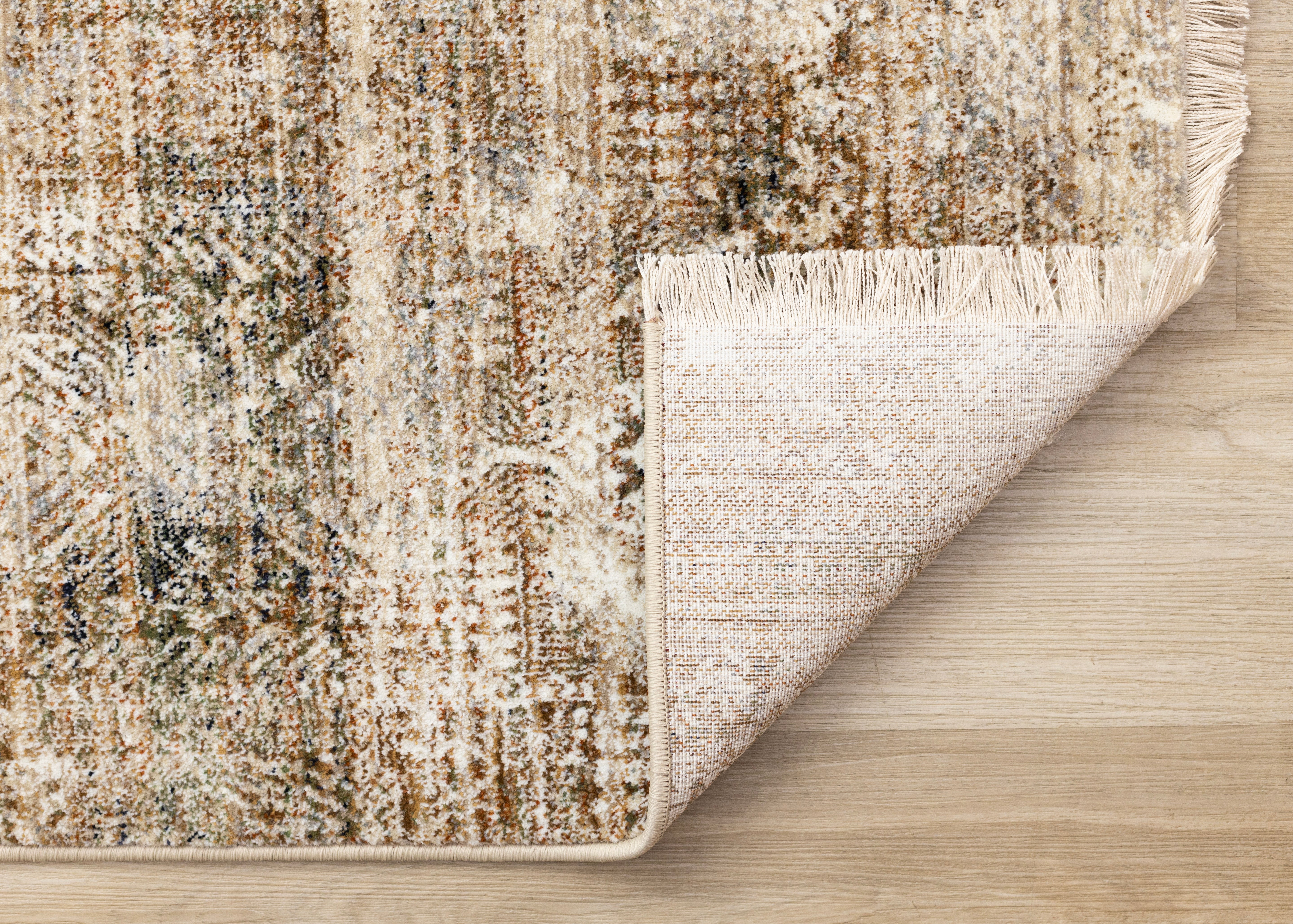Serene Multi Distressed Faded Southwestern Pattern Rug