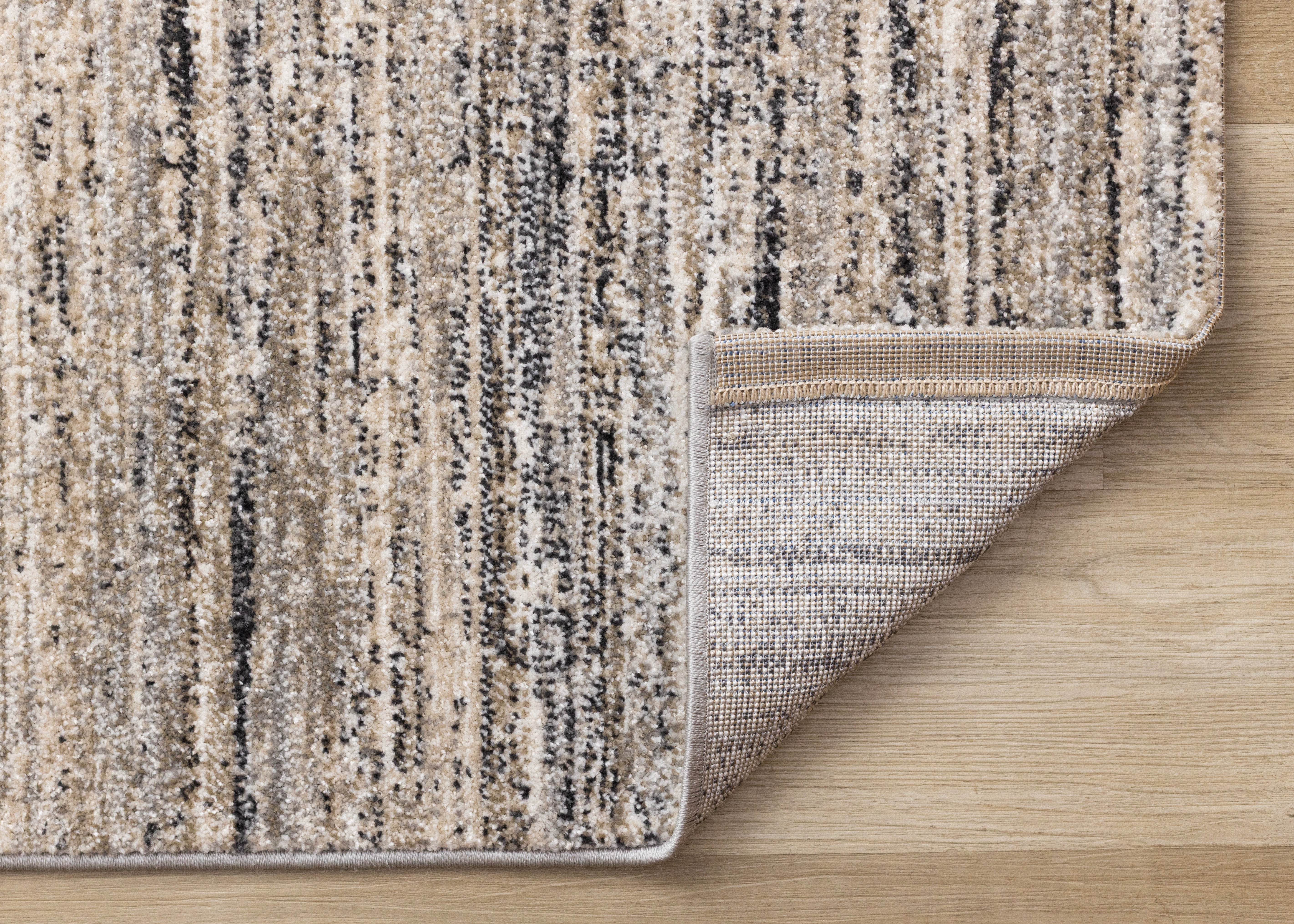 Swift Grey White Taupe Distressed Rug