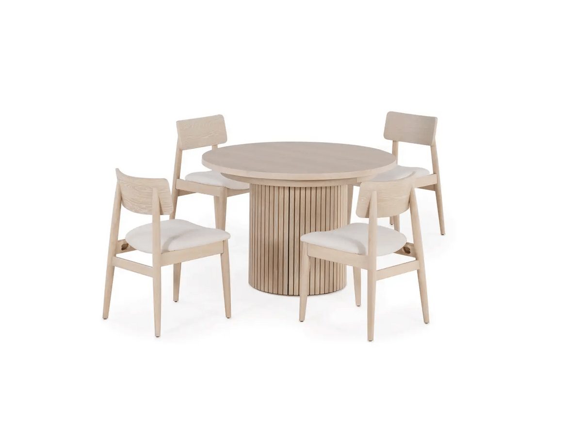 Transformer Round Dining Set - The Family | Table, 4x Transformer Round Chairs