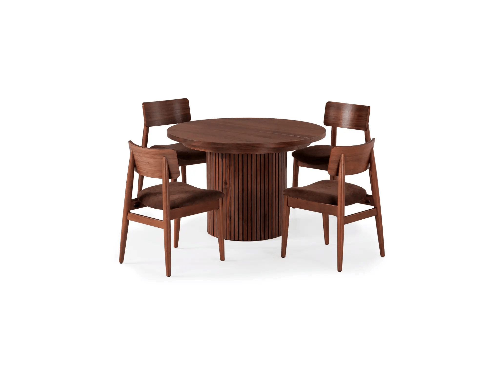 Transformer Round Dining Set - The Family | Table, 4x Transformer Round Chairs