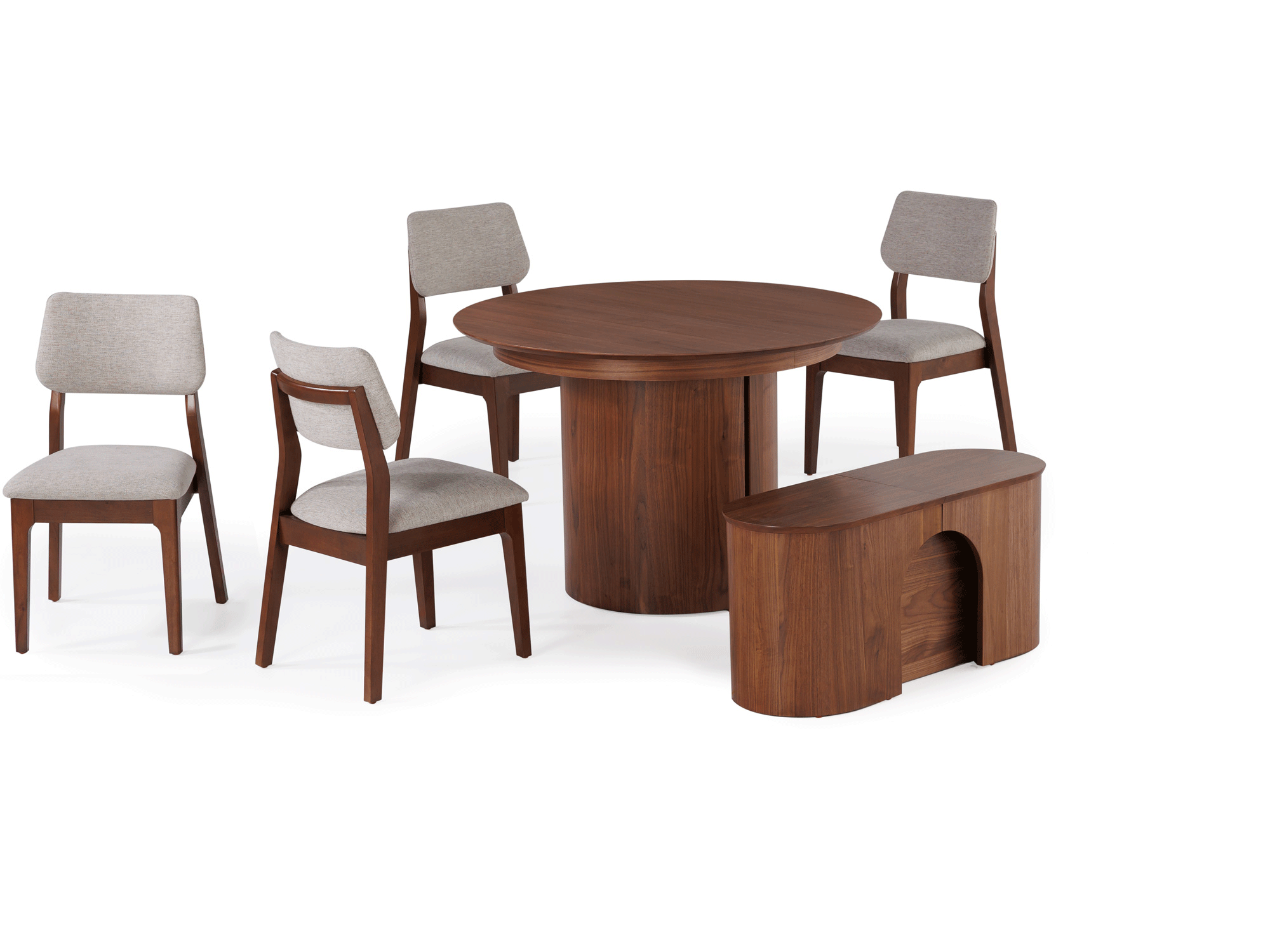 Transformer Eclipse Round Dining Table Set- "The Host"