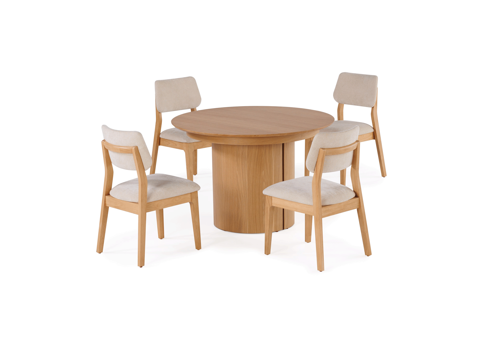Transformer Eclipse Round Dining Table Set- "The Family"