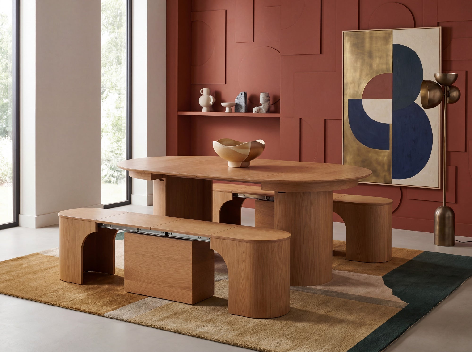 Transformer Eclipse Round Dining Table Set- "The Gathering"