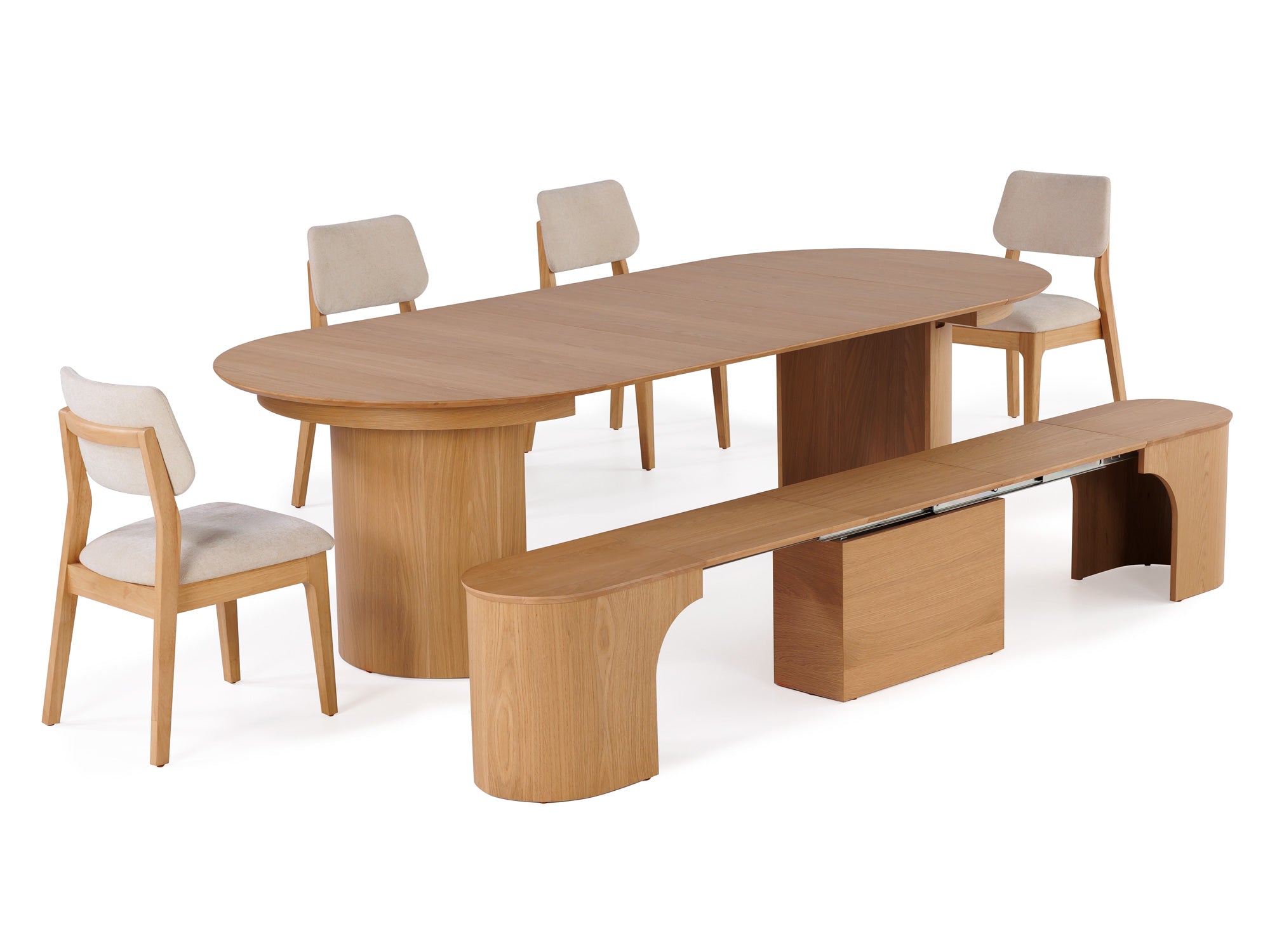 Transformer Eclipse Round Dining Table Set- "The Host"