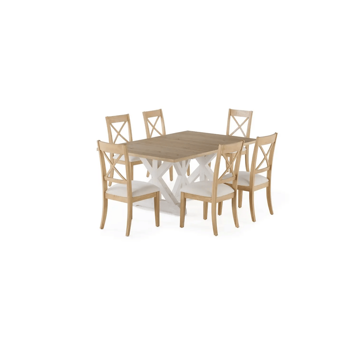 Gather Dining Set: Table + 6 Chairs