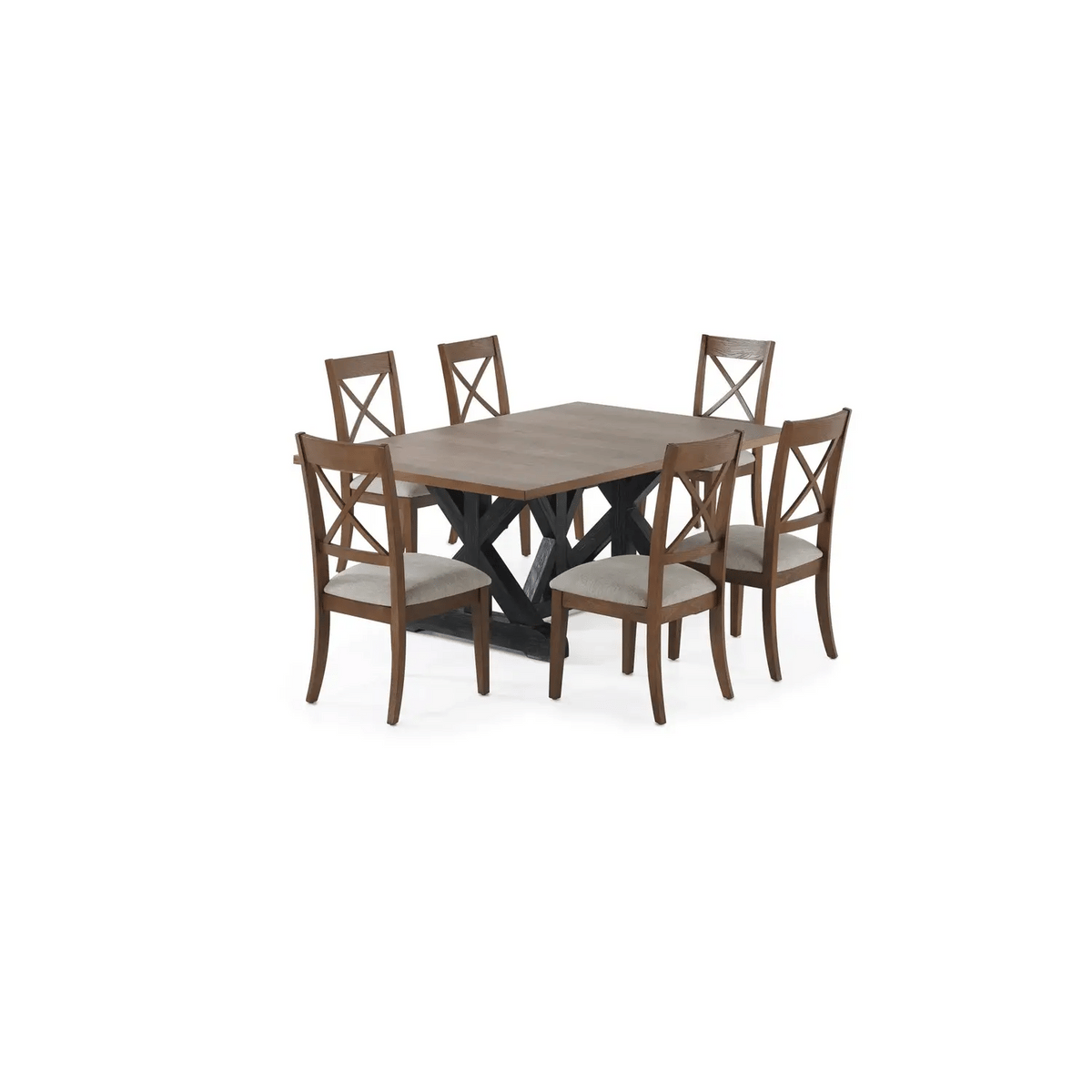 Gather Dining Set: Table + 6 Chairs