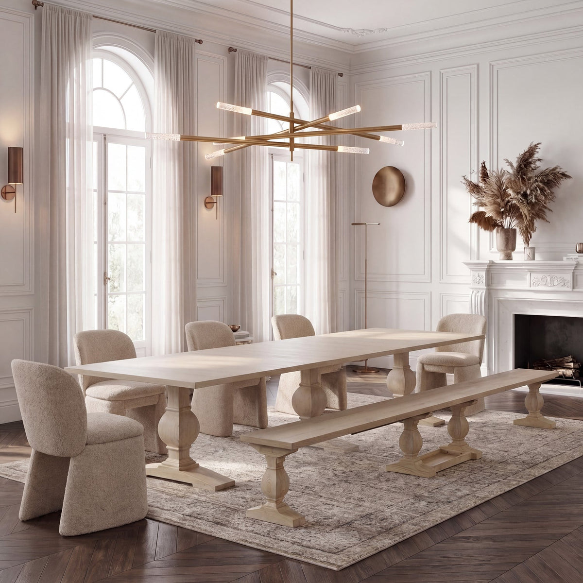 Savor Dining Set+ Table + 1 Bench