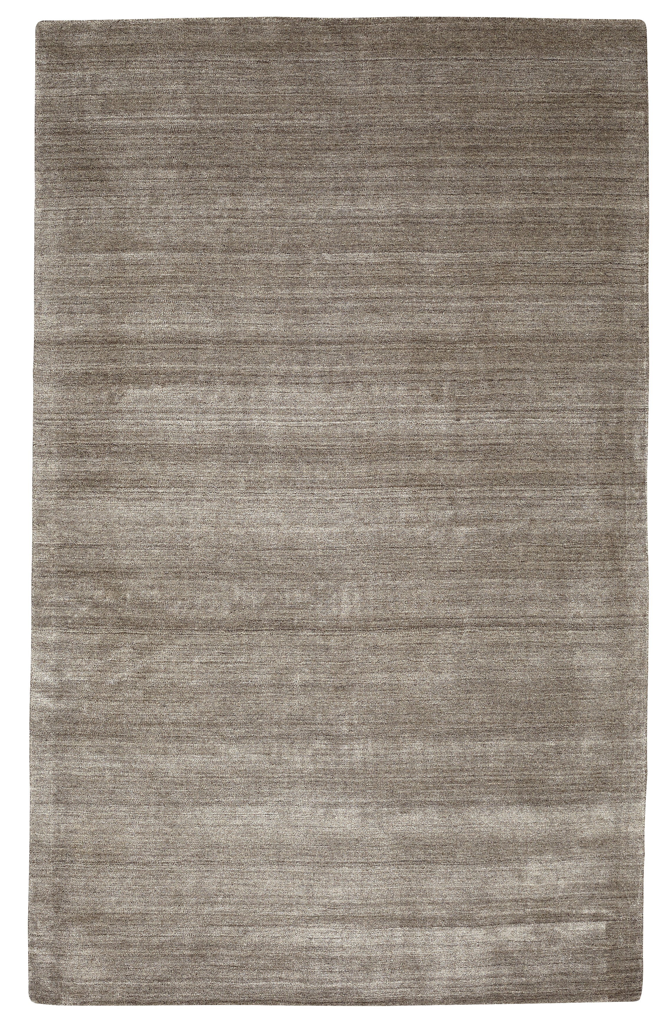 Luxe Hand Loomed Wool Viscose Taupe Rug