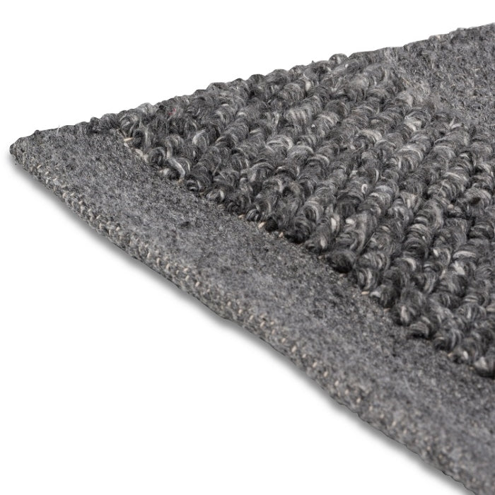 Hygge Hand Woven Charcoal Rug by Viana
