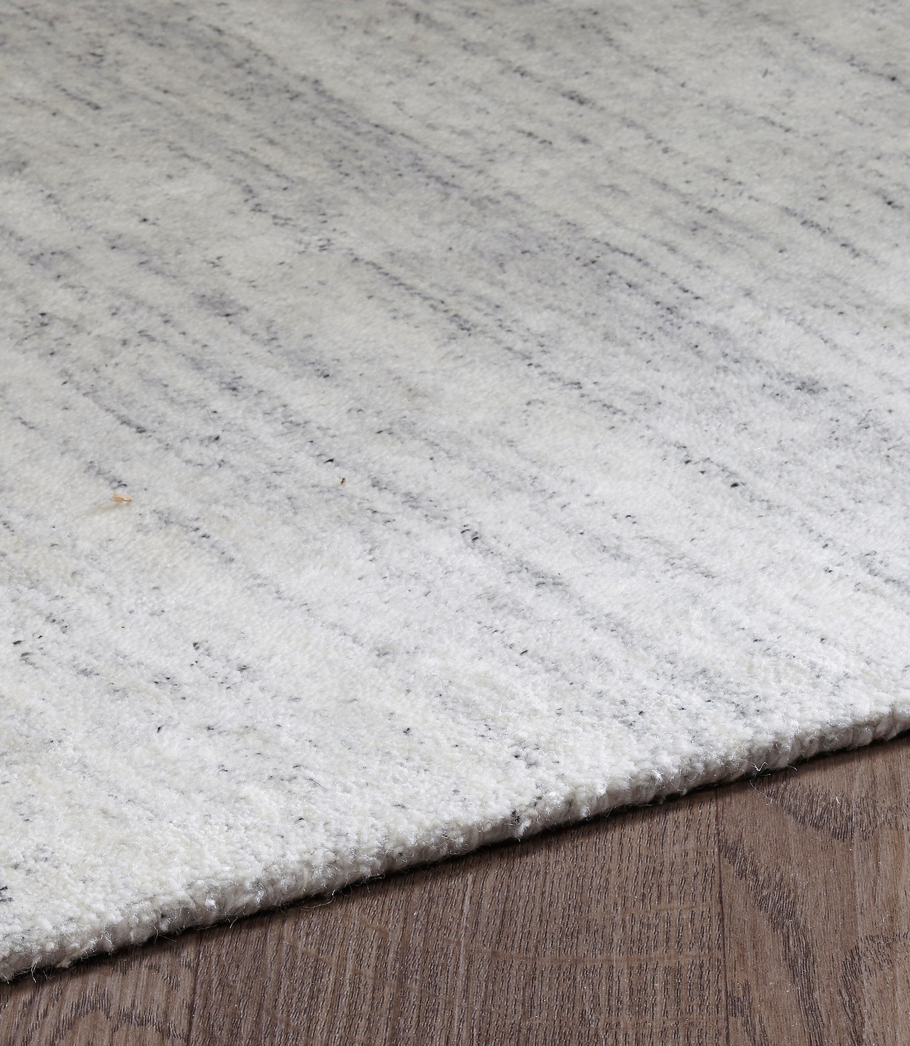 Luxe Hand Loomed Wool Viscose Ivory Rug